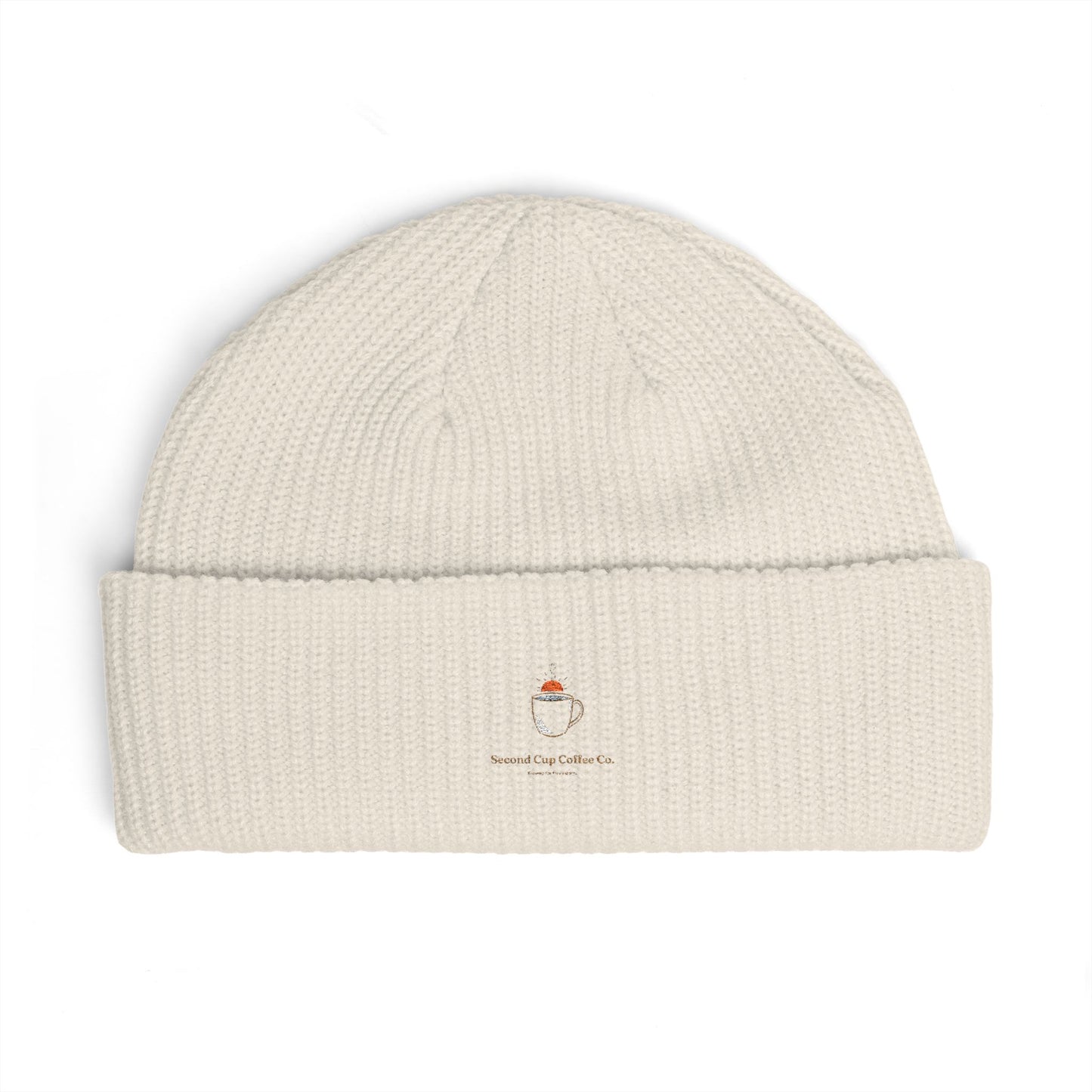 Embroidered Snowman Cuff Beanie
