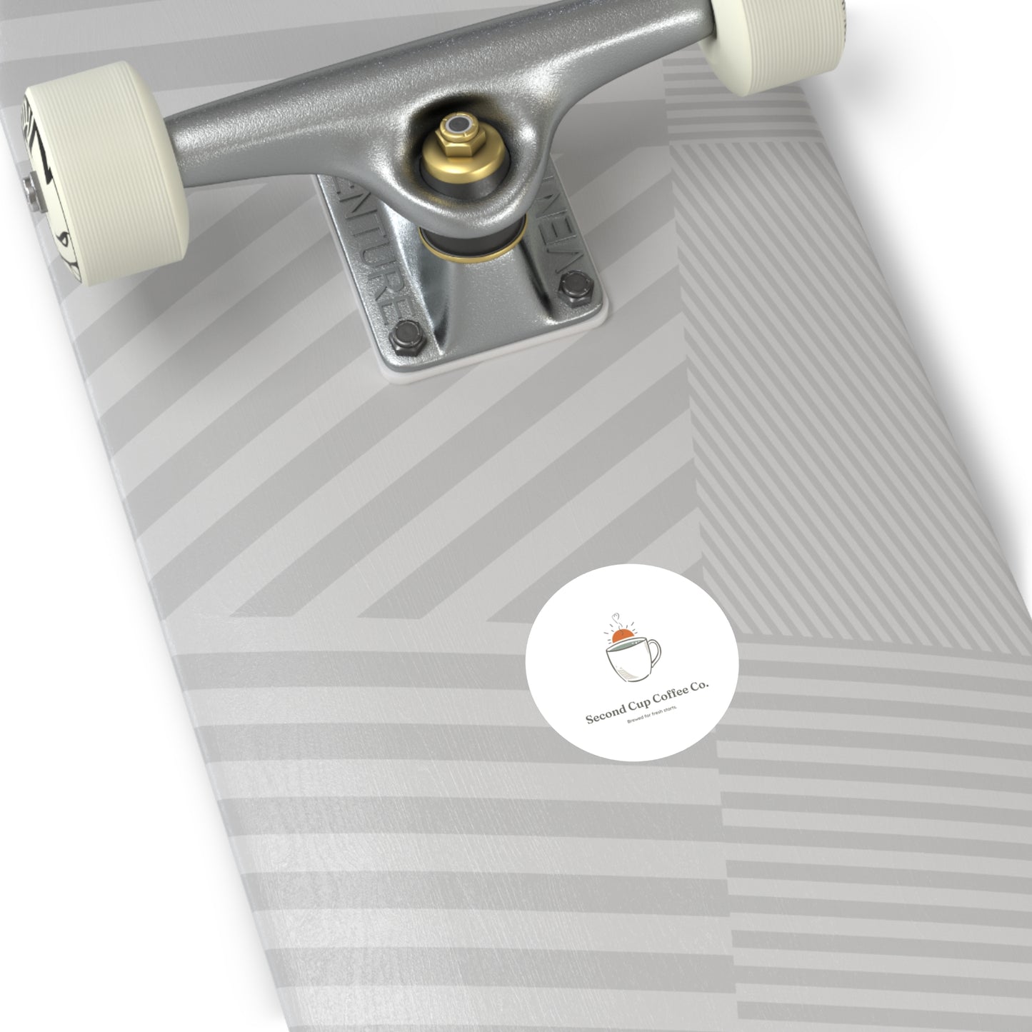 Round Sticker — Second Cup Coffee Co. Logo (Indoor/Outdoor)